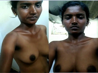 Today Exclusive- Tamil Girl Shows Her Boobs Part 3