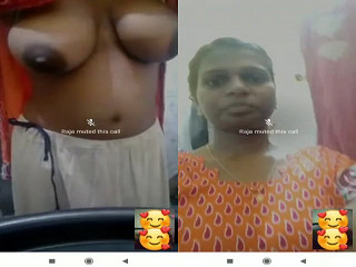 Today Exclusive-Desi Bhabhi Shows her Boobs and pussy On VC
