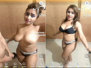 Today Exclusive-Sexy Pihu Blowjob and Fucked
