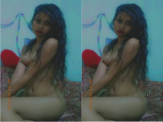 Today Exclusive- Super Cute Desi girl Making Nude Video FOr Lover Part 1