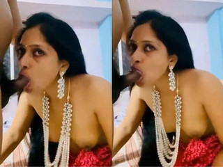 Today Exclusive-Sexy Bhabhi Blowjob and Fucked part 3