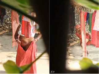 Today Exclusive- Desi Bhabhi Nude Video Record in Hidden Cam Part 2