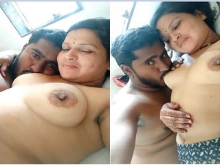 Today Exclusive-Desi Bhabhi Boobs Sucking By Hubby