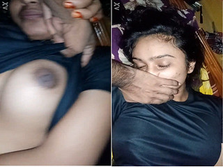 Today Exclusive-Sexy Bangla Girl Romance and Fucked By Lover Part 3