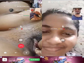 Today Exclusive-Desi girl Shows her Pussy On VC