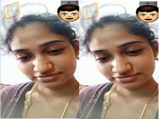 Today Exclusive- Telugu Bhabhi Shows her Boobs and Pussy On VC part 2