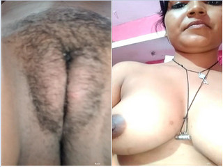 Today Exclusive- Sexy Desi girl Shows Her Boobs and Pussy Part 1