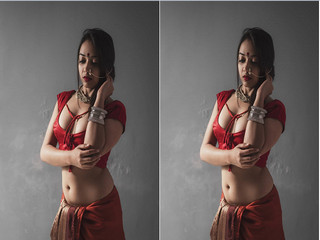 Today Exclusive-Hot Indian Model Shows Her Nude Body