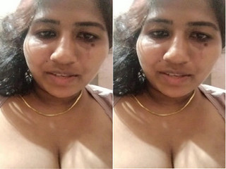 Today Exclusive-Desi Girl Showing Milky Boobs and Pussy Part 1