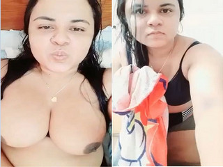 Today Exclusive- Sexy Desi Girl Shows Her Boobs and Pussy