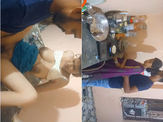 Today Exclusive-Sexy Mamta Bhabhi Fucked In Kitchen