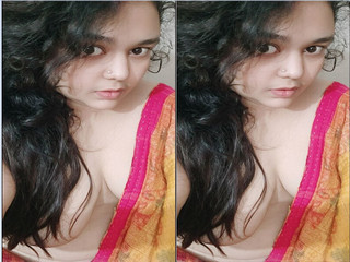 Today Exclusive-Desi Bangla Girl Shows Boobs part 1