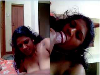 Exclusive- Desi Horny Bhabhi Sucking Hubby Dick