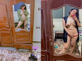 Sexy Desi girl Record Nude Selfie part 1