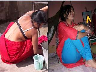 Today Exclusive- Famous Desi Priya Bhabhi Record Bathing Clips For Fans :)