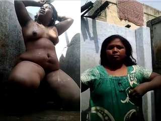 Exclusive- Desi Tamil Bhabhi Record Bathing Clip For Lover