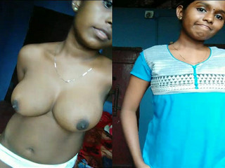 Tamil Girl Shows Her Boobs and Pussy