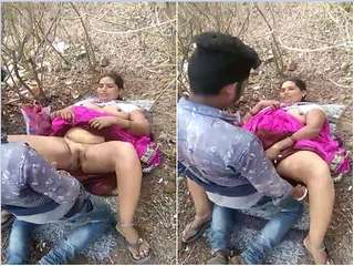 Today Exclusive- Desi Randi Bhabi Outdoor Sex With Young Guy clear Hindi Audio