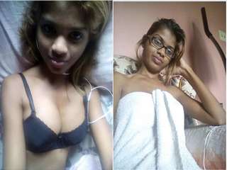 Today Exclusive- Super Hot Look Tamil Girl Showing Her Boobs  on Video Call