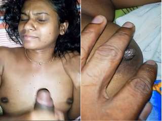 Today Exclusive- Sexy Lankan Wife Handjob And Hard Fucked By Hubby PArt 4