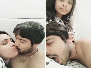 Today Exclusive- Desi lover Romance and Kissing