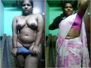Today Exclusive- Hot Look Desi Girl Strip Her Cloths And Showing her Boobs and Pussy