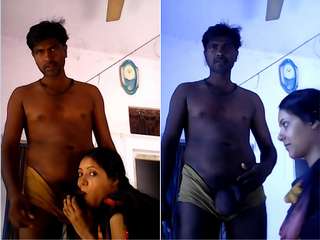 Desi Village Love Kissing And Gf Gives Blowjob to Lover