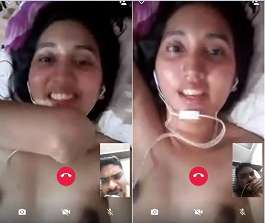 Today Exclusive-  Sexy Lankan Girl Showing her Nude Body to Bf on Video Call part 1