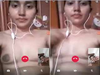 Today Exclusive-  Sexy Lankan Girl Showing her Nude Body to Bf on Video Call part 6