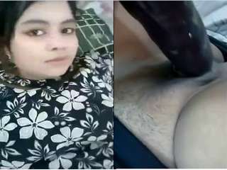 Today Exclusive-  Horny Desi Girl Record Her Masturbating Selfie Video part 3