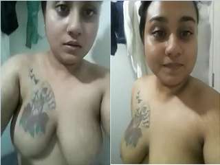 Today Exclusive-Horny Tamil Girl Record her Nude Selfie