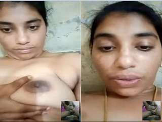 Today Exclusive- Horny Telugu Bhabhi Showing Her Nude Body and Fingerring On Video Call