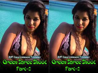 First On Net -Saree Fashion Green Silk Saree Look Part 2